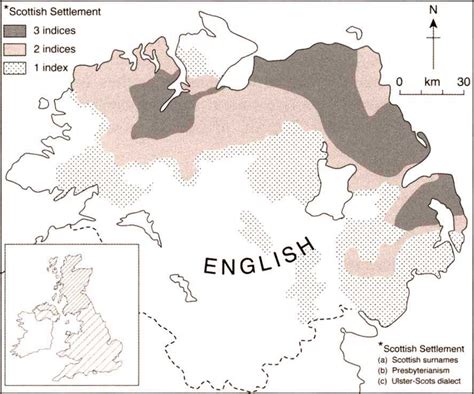 Mapping Of Ulster Scots