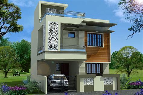 Duplex House Exterior Design In India Besthomish