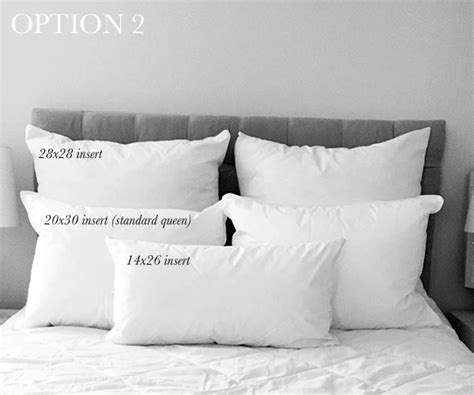 We also subtract the size of the gusset from the height and width dimensions. Pillow Size Guide for Full Beds - Arianna Belle | Bedroom pillows arrangement, Pillow size guide ...