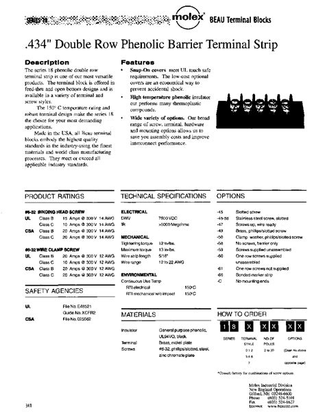 Pdf A Barrier Strip Terminal Block Rows Deck