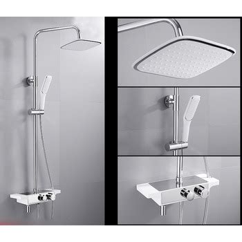 Exposed shower systems are available from a number of retailers (think amazon, wayfair, and home depot) and specialty fixture stores. Oil Rubbed Bronze Shower Faucet Black Wall Mount Exposed ...