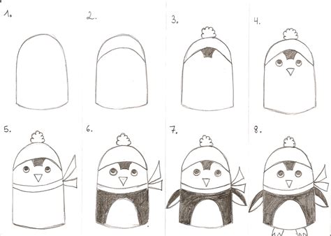 For me, penguin means a as you may already know there are about 17 species of penguins. How to draw a PENGUIN (1st/2nd grade) | Breathing and Drawing