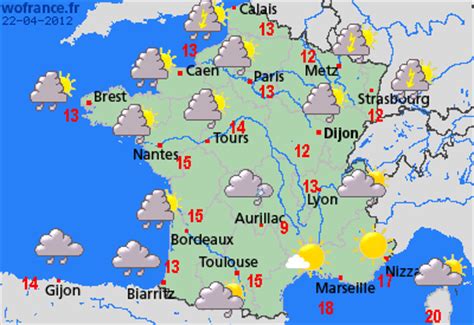 France Weather Forecast - whole of France | France & French Property ...
