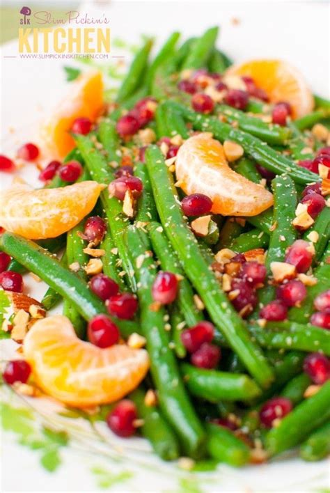 They'll delight your foodie family and friends, with consideration given to those following special diets too. Green Bean Almondine with Pomegrante and Clementines: A quick and easy side dish for your Easter ...