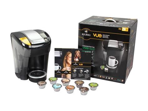 Keurig Vue V500 Single Serve Brewing System With 8 Keurig Vue Capsules