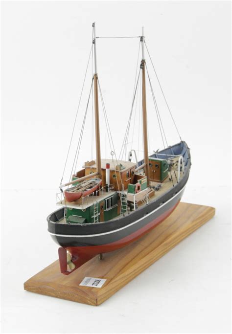 Lot Detail Ship Model Arica 2 Masted Fishing Boat