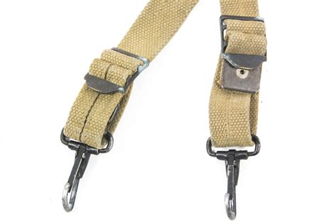 Us M1936 Suspenders With Stamped Brass Buckles Fjm44