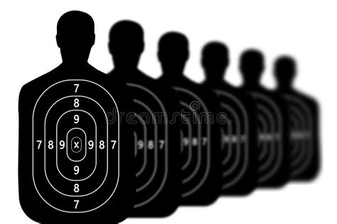 Target Shooting Range Background Stock Illustration Illustration Of
