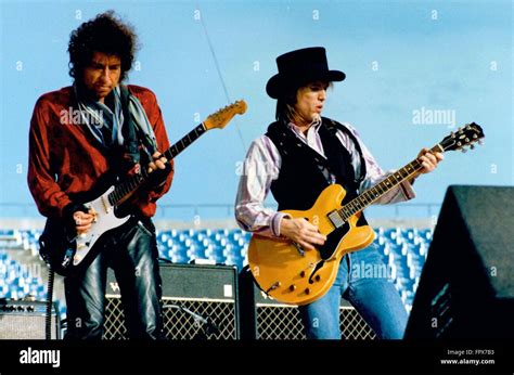 Bob Dylan Tom Petty Performing At Rich Stadium Buffalo Ny 07 04