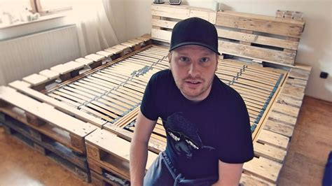 Bett 140×200 selber bauen hochbett holger 140 weiss lackiert. Doppelbett Selber Bauen (Aus Europaletten) Youtube von ...