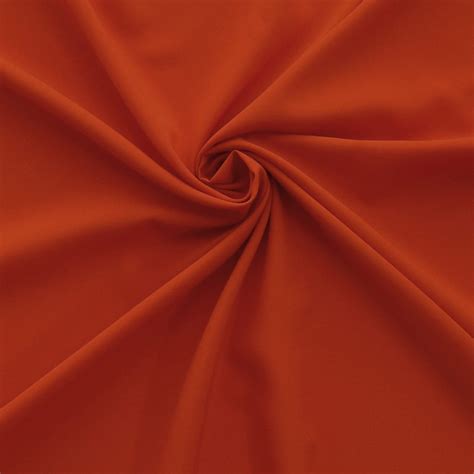 Delight Stretch Lining Fabric Burnt Orange 15 Yard Bolt Fabric Direct