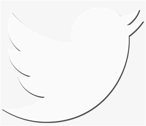Twitter Logo Black And White White Twitter Bird Vector Png Image