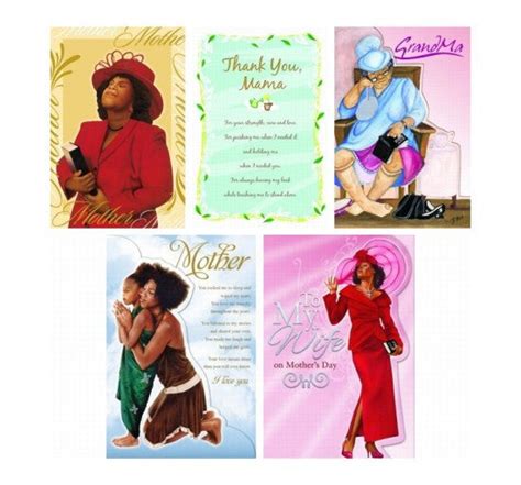 Assorted Box Set 3 African American Mothers Day Cards The Black Art Depot