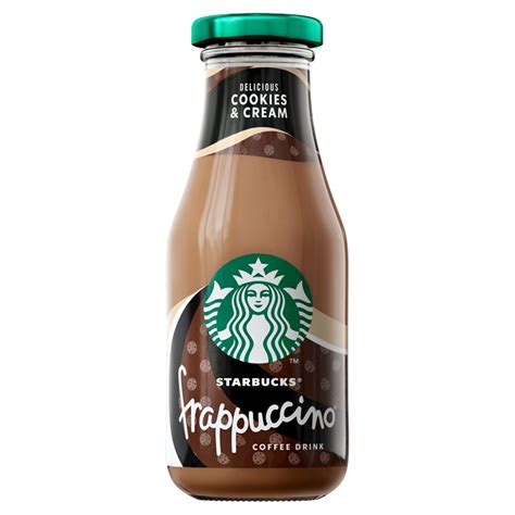 Starbucks Frappuccino Cookies And Cream Flavoured Milk Iced Coffee 250ml