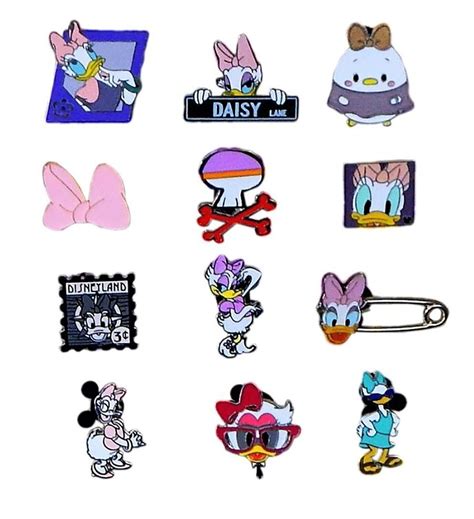 Daisy Duck Themed 5 Disney Park Trading Pins Brand New Ebay