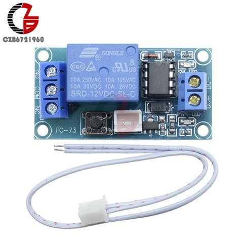 Dc 12v 1 Channel Latching Relay Module With Touch Bistable Switch Mcu