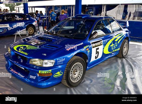 1999 Subaru Impreza Wrc In The Garage At Goodwood Festival Of Speed