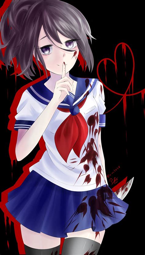 Ayano Aishi By Upornstarpiko Yandere Simulator Pinned By Claire