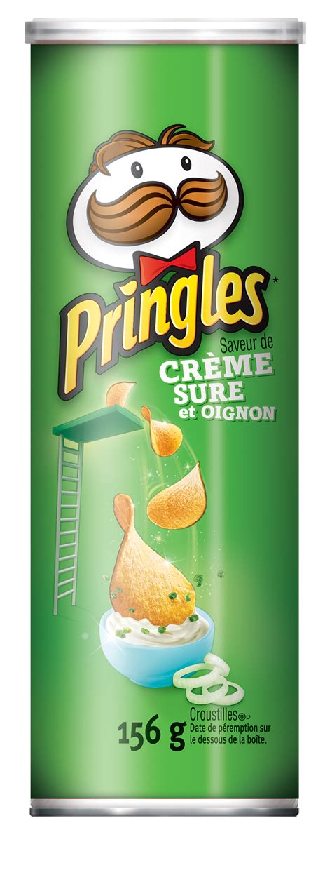 Croustilles Pringles Saveur De Crème Sure Et Oignon