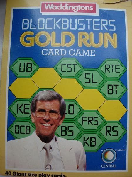 Blockbusters Gold Run Card Game Board Game Boardgamegeek