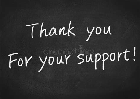 Thank You For Your Support Stock Photo Image Of Thanks 82390692