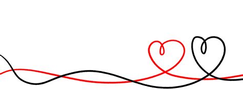 Abstract Love Symbol Continuous Line Art Drawing Illustration
