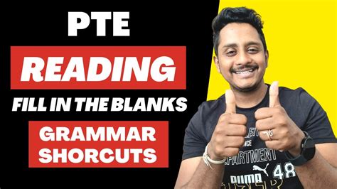 3 Grammar Shortcuts Pte Reading Fill In The Blanks Youtube