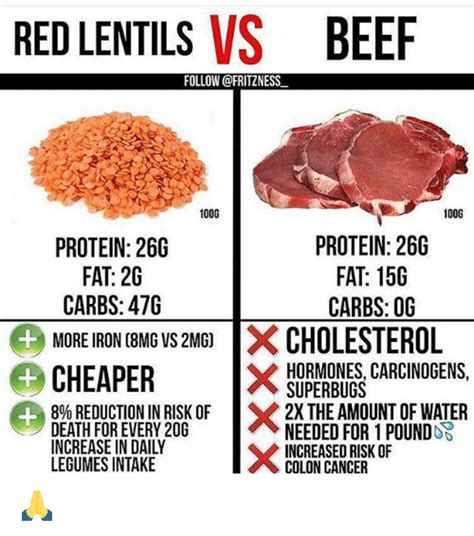 RED LENTILS VS BEEF FOLLOW@FRITZNESS 100G 100G PROTEIN 26G PROTEIN 26G ...