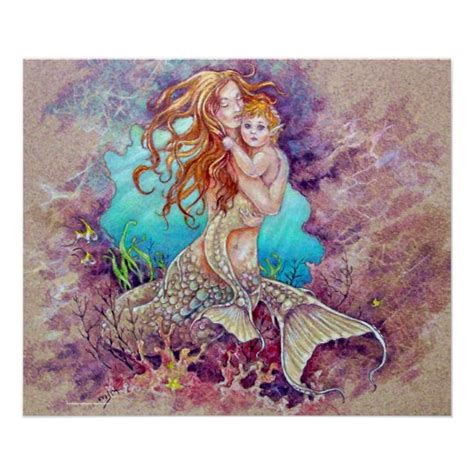 Her mother spent her youth as a haenyo or free driver in order. PRINT - Mermaid Mother | Zazzle