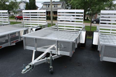 Used 2021 Sport Haven Aut612 6x12 Aluminum Utility Trailer For Sale In