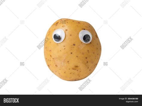 Raw Potato Googly Eyes Image And Photo Free Trial Bigstock