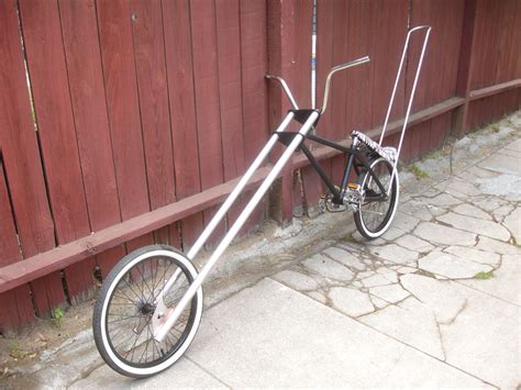 Chris Of All Trades Custom Chopper Bicycle Made Out Of A Bmx Frame