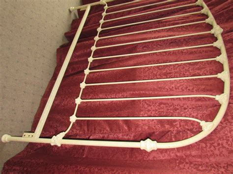 Lot Detail Wonderful Queen Size Wrought Iron Bed Frame Very Sturdy