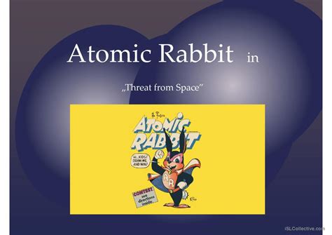 Atomic Rabbit Threat From Space Gen English Esl Powerpoints