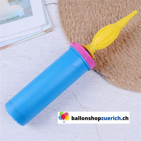 Nützliche mittelgrosse Ballon Pumpe für Ballons Latex und Folie Hand Pumpe cm x cm