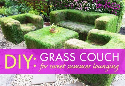 Grass feet 35mm high to elevate your strexbox, for easy use on grass or other uneven surfaces. Grass-Covered Sod Sofa « Inhabitat - Green Design ...