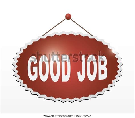 Good Job Sign Stock Vector Royalty Free 153420935 Shutterstock