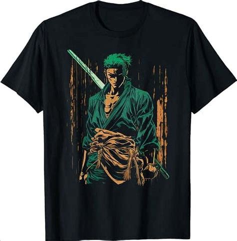 Legendary Samurai Style: Zoro Tee fusing Manga Mastery with Japanese