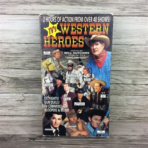 Tvs Western Heroes Vhs Lone Ranger Roy Rogers 2 Hours Of 40 Shows Slip