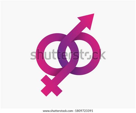 gender symbol logo inspiration male female stock vector royalty free 1809723391