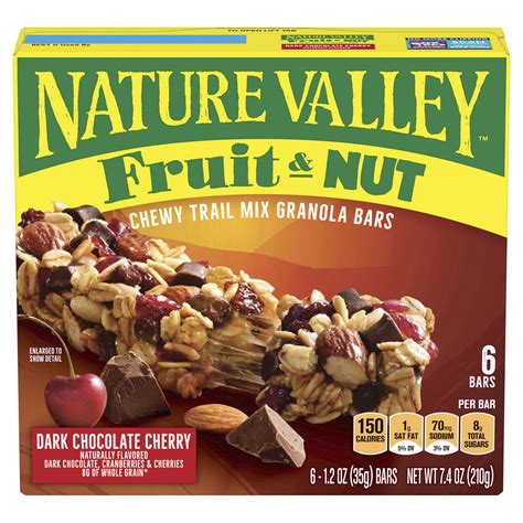 Nature Valley Fruit And Nut Dark Chocolate Cherry Chewy Trail Mix Granola