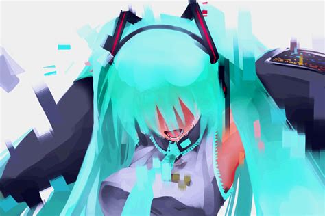 crying hatsune miku vocaloid anime wallpapers