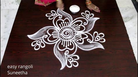 Daily Rangoli Kolam Designs Free Hand Muggulu Latest Easy
