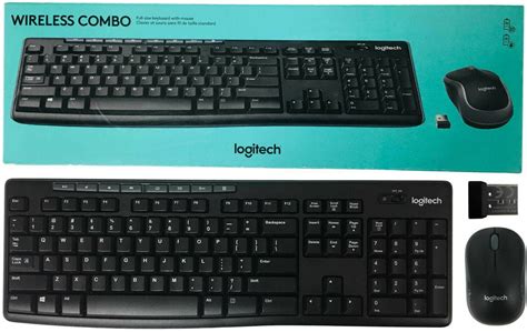 Logitech Mk270 Wireless Combo K270 Full Size Keyboard And M185 Pc Optical
