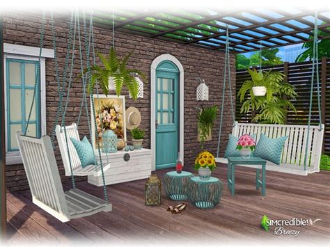 Breezy Patio By Simcredible At Tsr Sims 4 Updates
