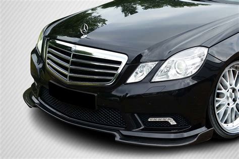 2011 Mercedes E Class Carbon Fiber Fibre Front Lipadd On Body Kit