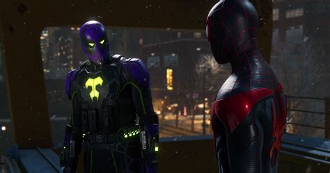 Spider Man Miles Morales Update Adds New Prowler Photo Frame
