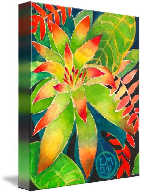 Jungle Floral By Lauren Mcmullen Tropical Art Print Floral