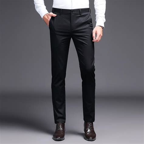 2021 2019 Fashion Men Business Casual Pants Men Dress Pants Khaki Suit