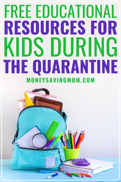 Free Educational Activities During The Quarantine Money Saving Mom